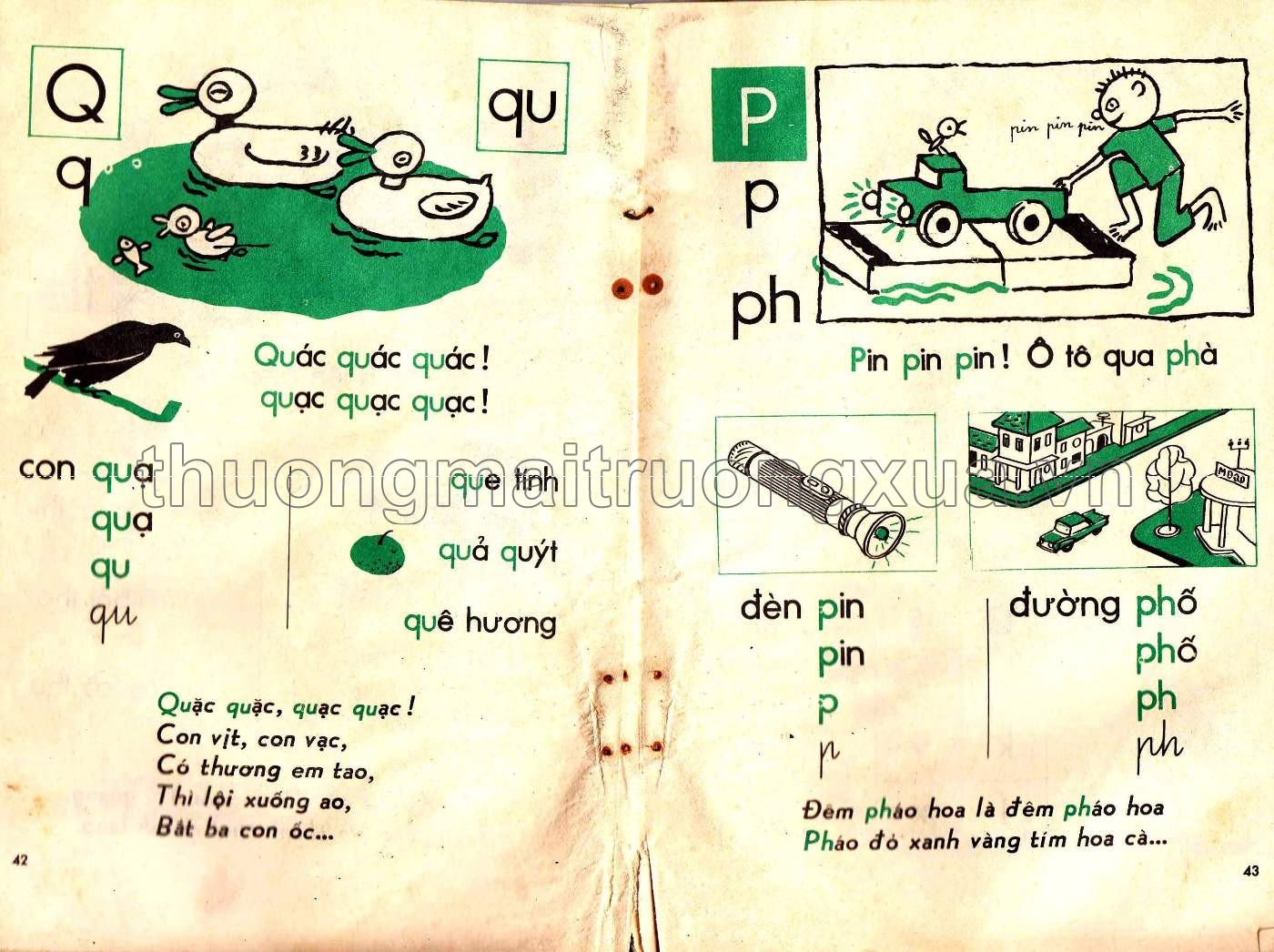 Học vần lớp 1, tập 1 (1981) - Trang 21