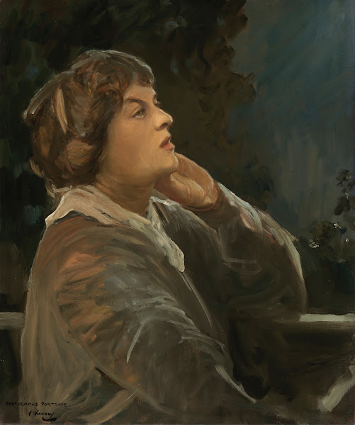 Portrait of Dora Sigerson Mrs Shorter c1870 1918 Poet 1919