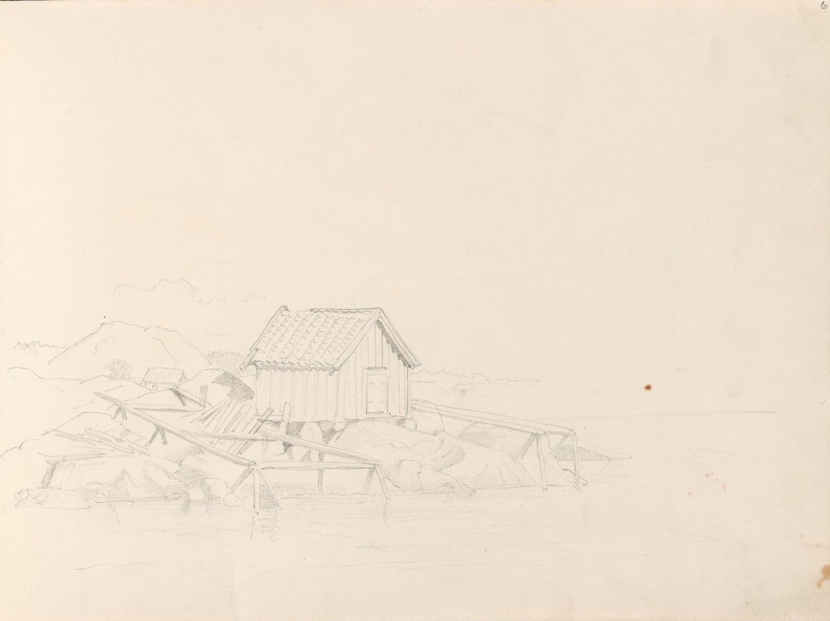 Båthus Nevlunghavn 1861