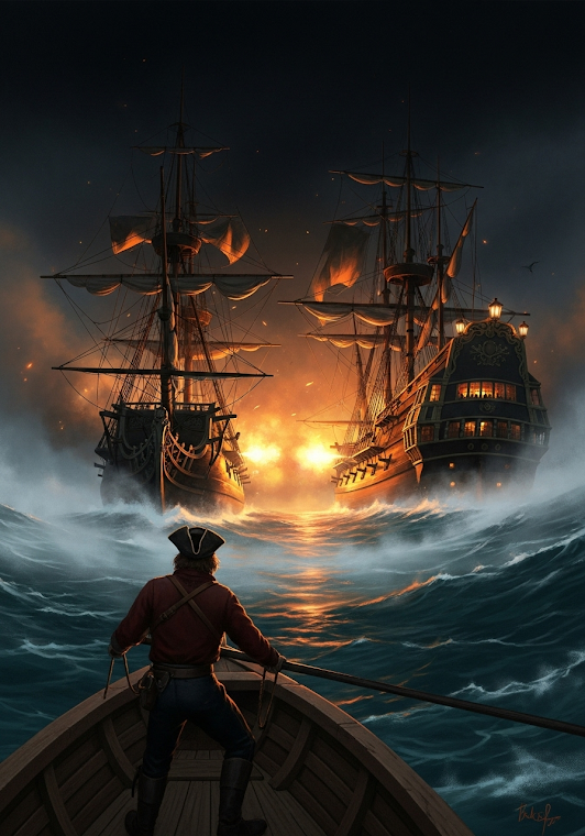 Dramatic Pirate Battle