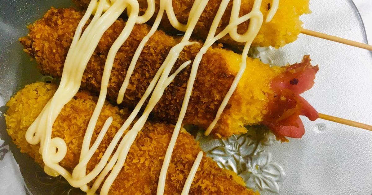 Hotdog phô mai Hàn Quốc