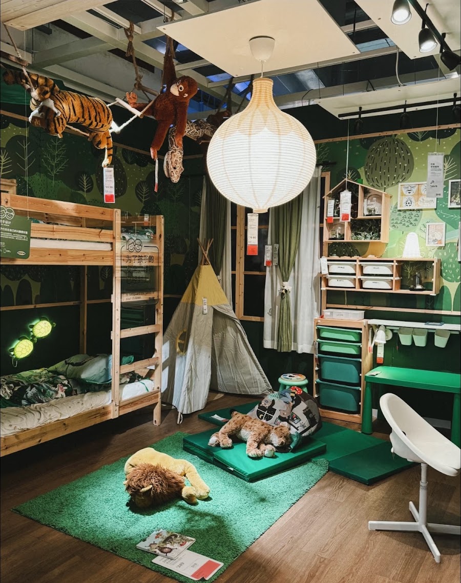 Children's furniture showroom at Canton Fair