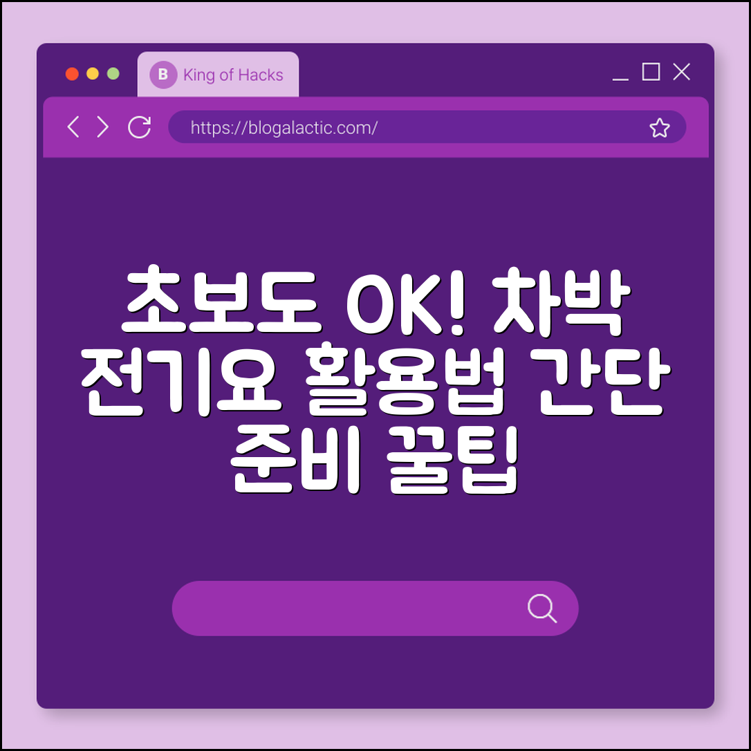 초보자도 쉽게 준비하는 차박 전기요 활용법