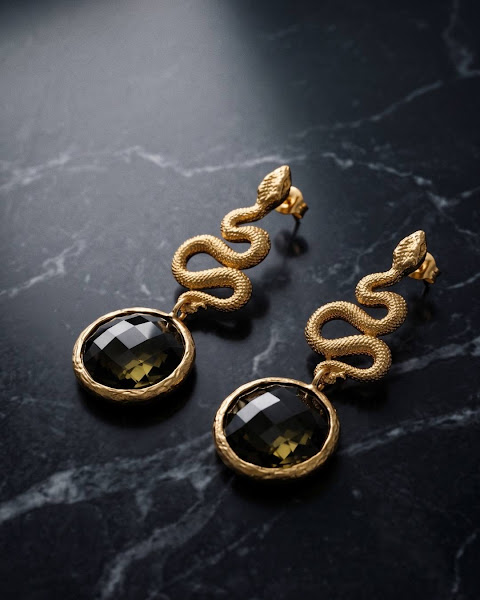 Orbit Enamel Coral Studs frontend image