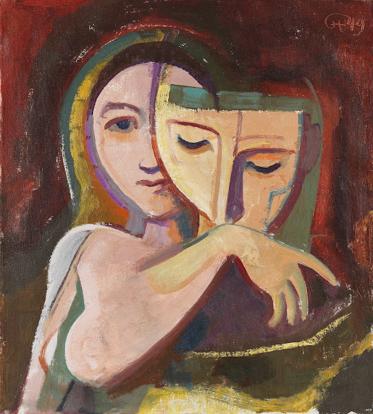 Girl with Mask 1949