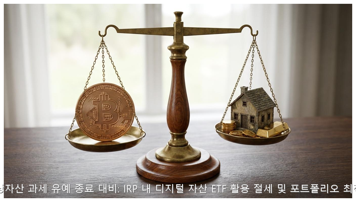2026년 가상자산 과세 유예 종료 대비: IRP 내 디지털 자산 ETF 활용 절세 및 포트폴리오 최적화 가이드 핵심 안내 및 분석 인포그래픽 (7)