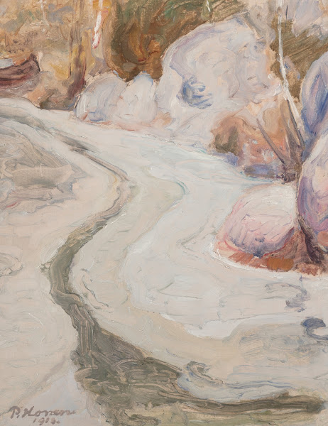 Kevätaurinko purolla Spring sun on the stream 1918