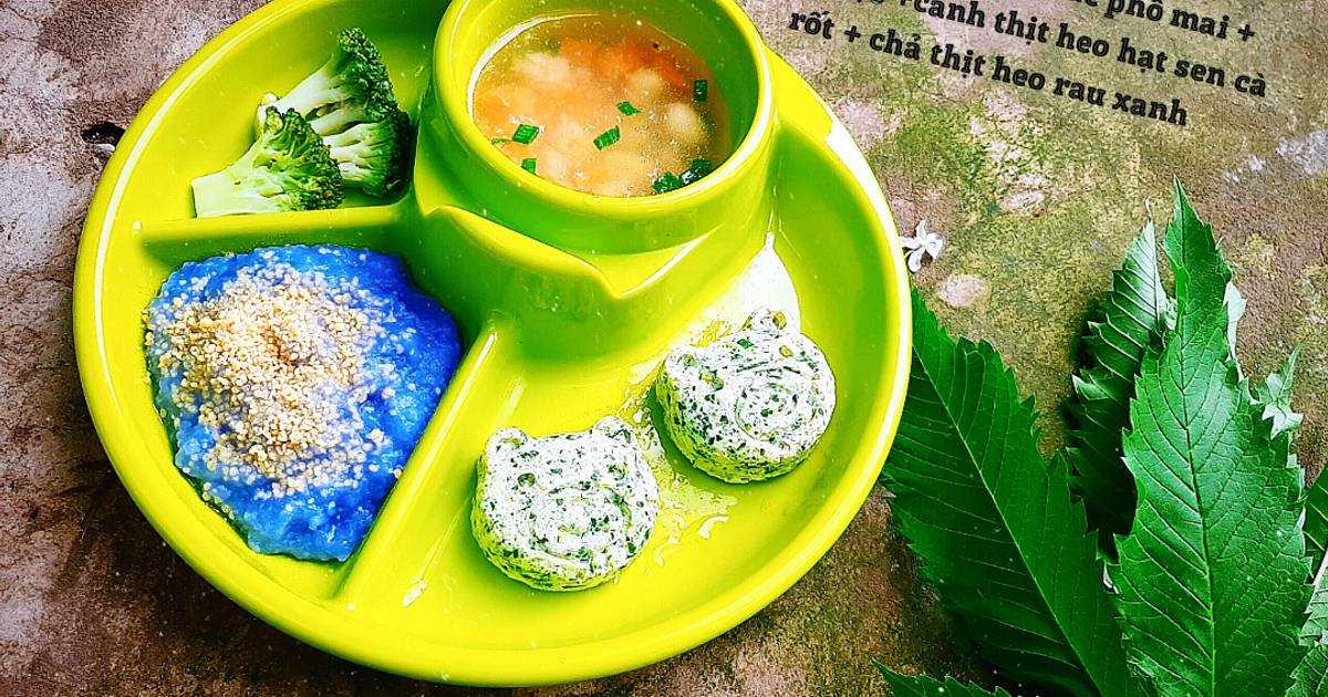 Chả thịt heo rau củ cho bé