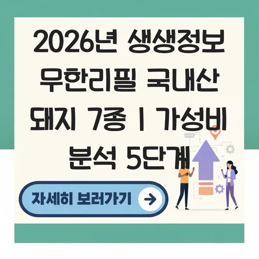 생생정보 무한리필 국내산 돼지 7종 대표 이미지