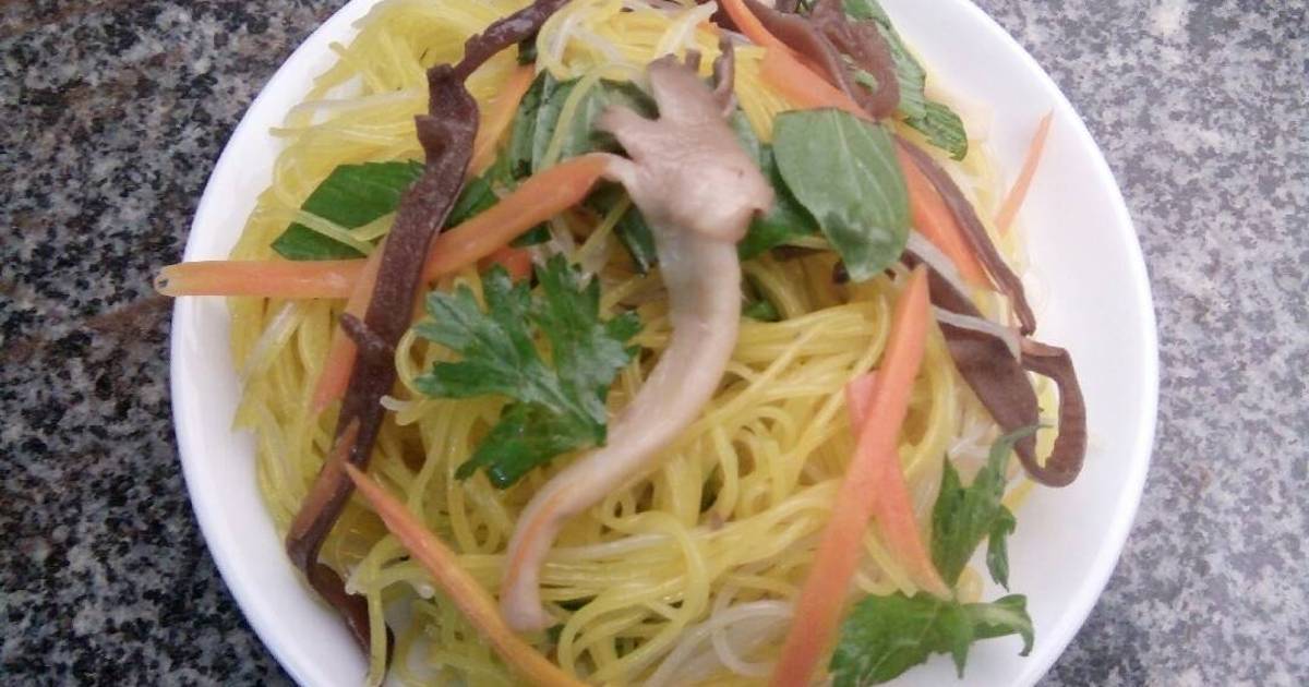 Miến trộn chay