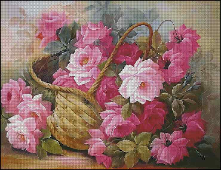 CMP 171530 Basket Of Roses
