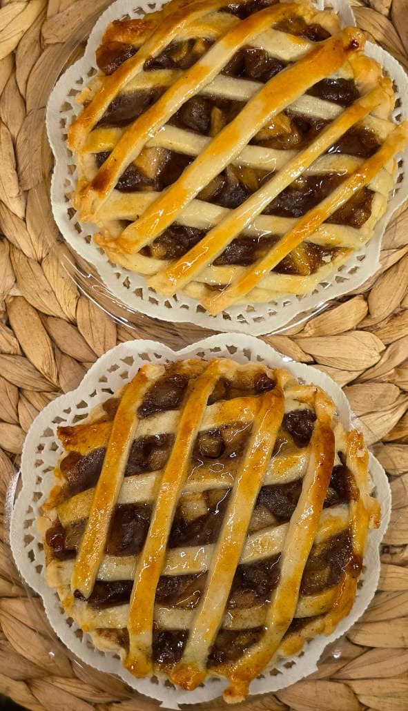 Kuchen manzana canela individual