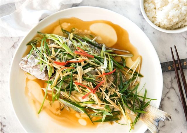 Cá Hấp Gừng Hẹ