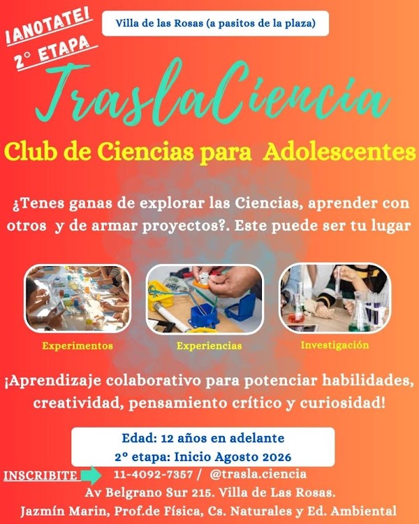 Club de Ciencias para Adolescentes
