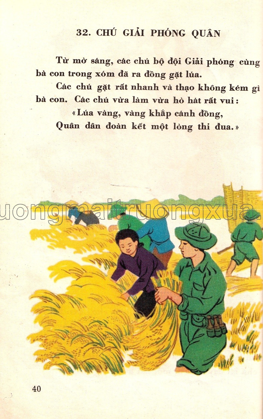 Tập đọc lớp 1 phổ thông (1973) - Trang 35