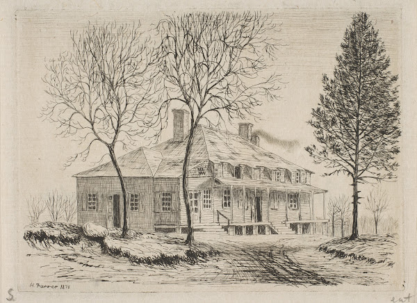 Somerindyck House from Scenes of Old New York 1870