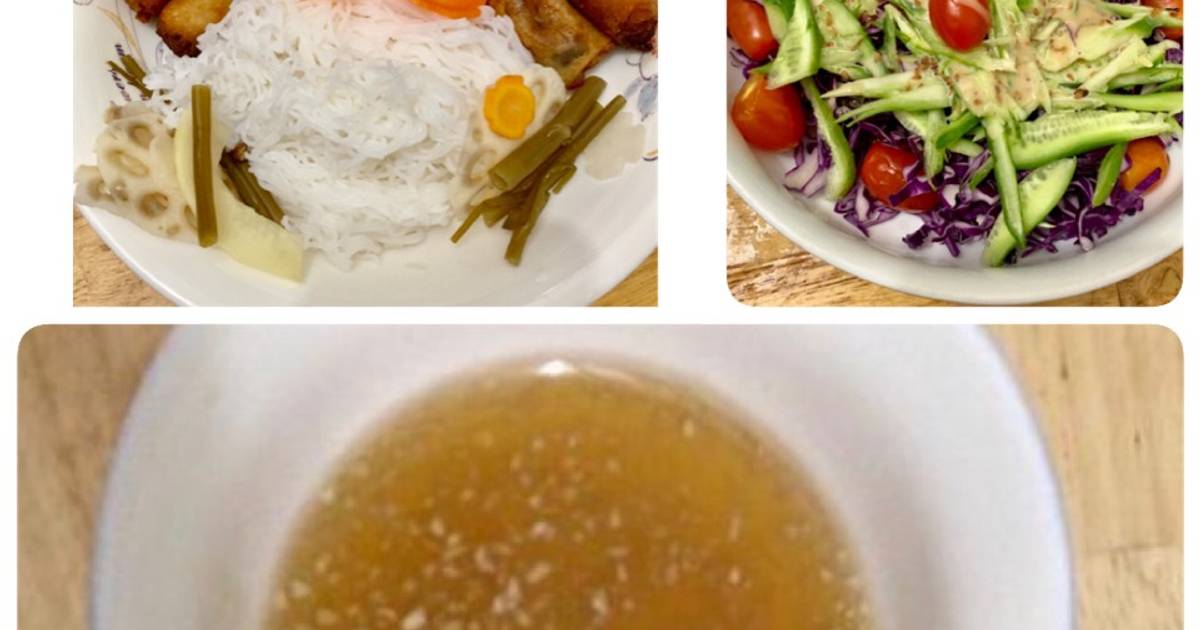 Bún chả giò siêu tốc