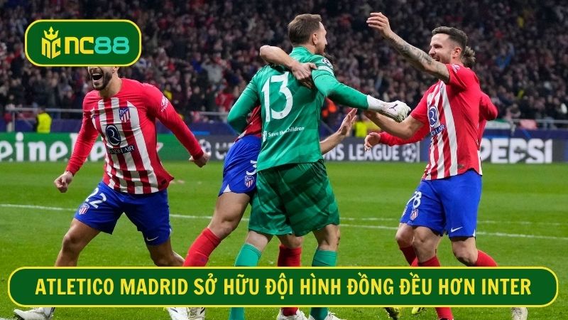 Hàng công của Atletico có chất lượng đồng đều