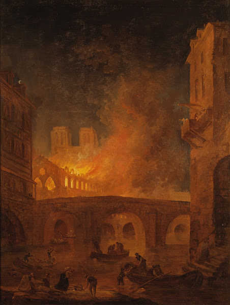 The Fire of Hôtel Dieu in Paris 1772