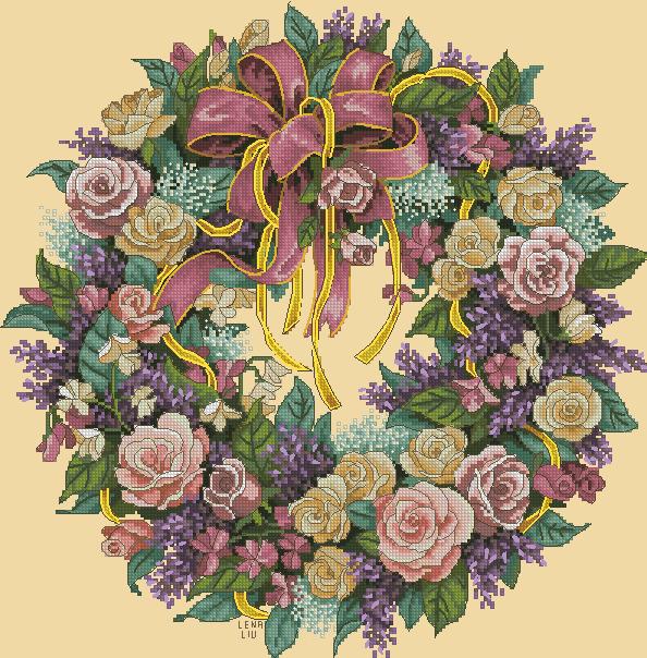 DIM3837 Wreath Of Roses