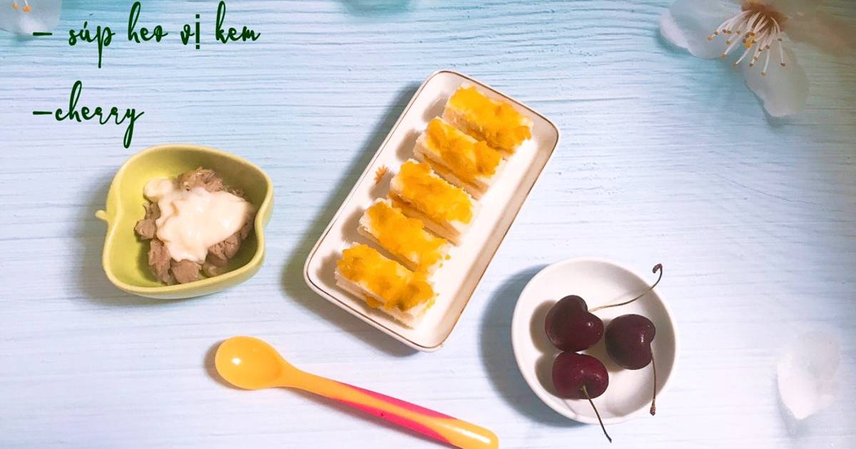 Bánh mì nướng bí đỏ