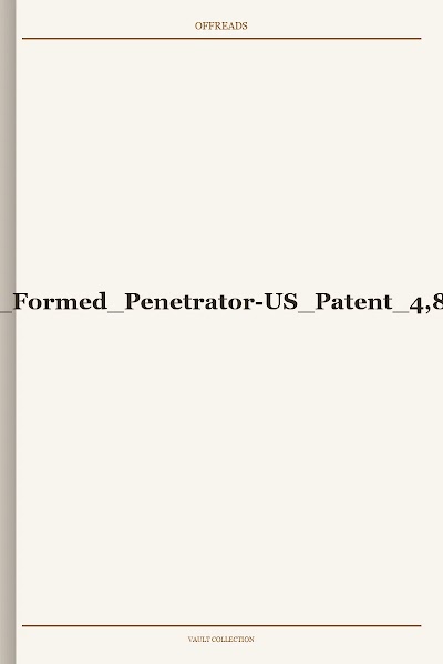 Controlled Formed Penetrator