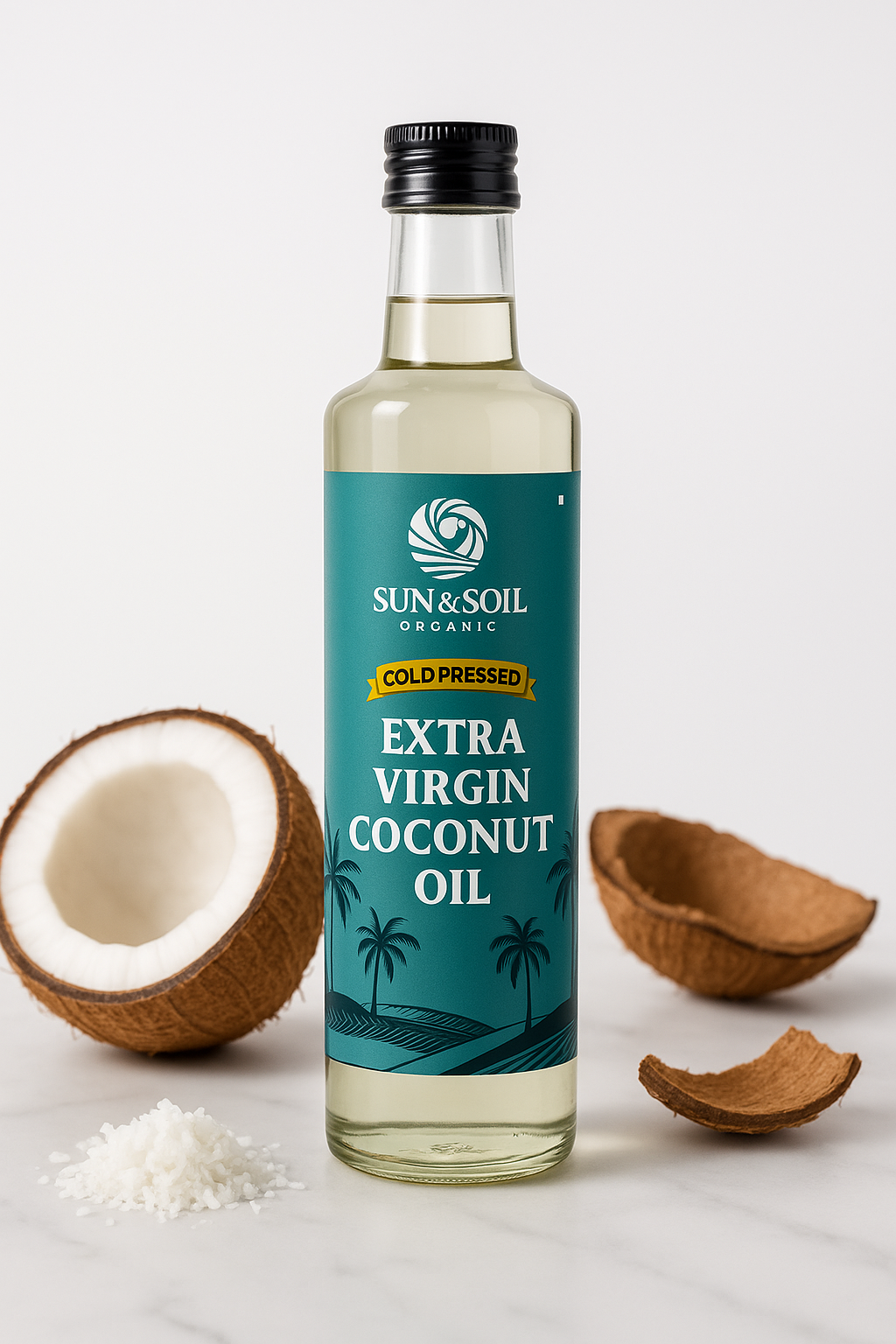 Sun & Soil coconut oil hero