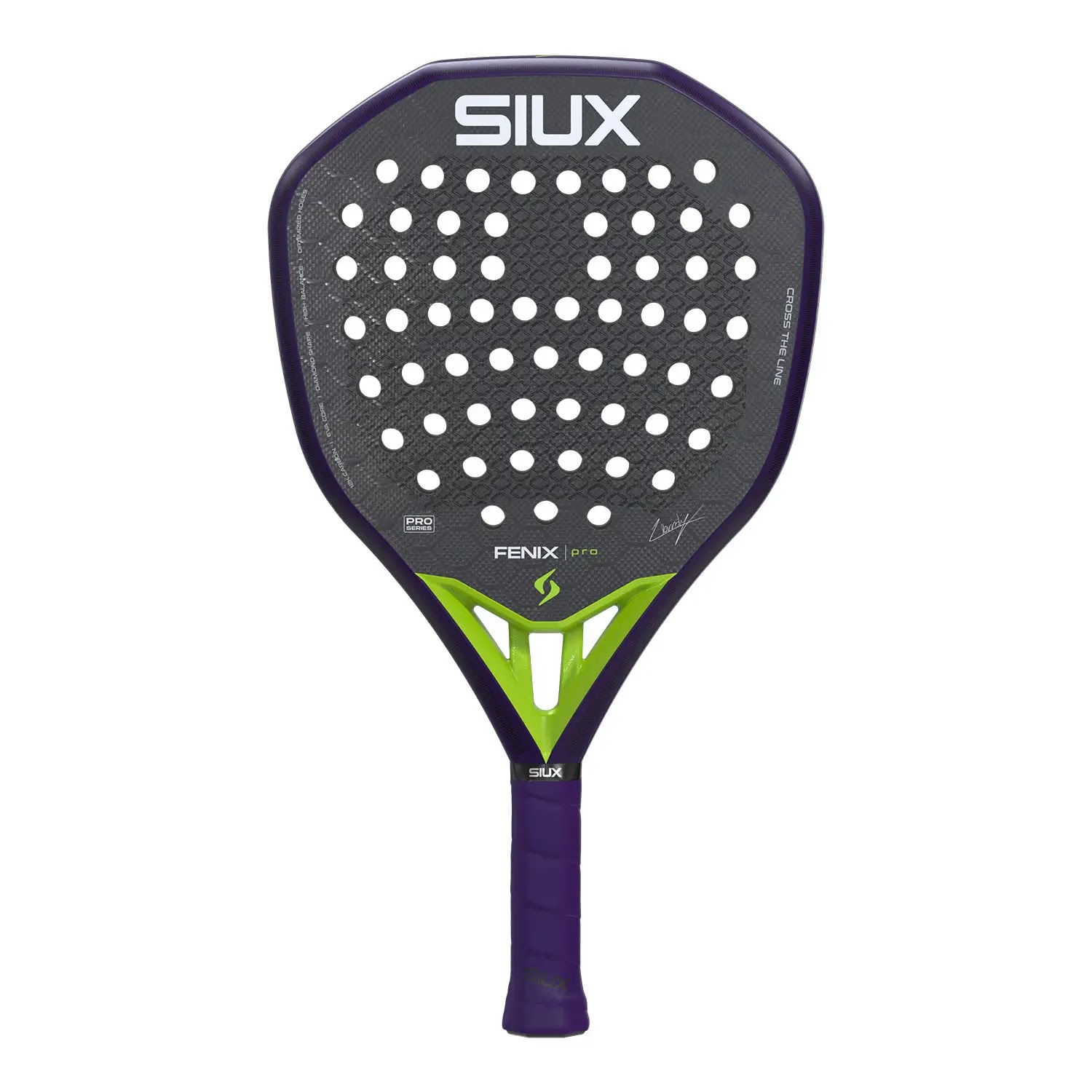 Siux Fenix Pro Glow Purple 2026 Racket Padel 