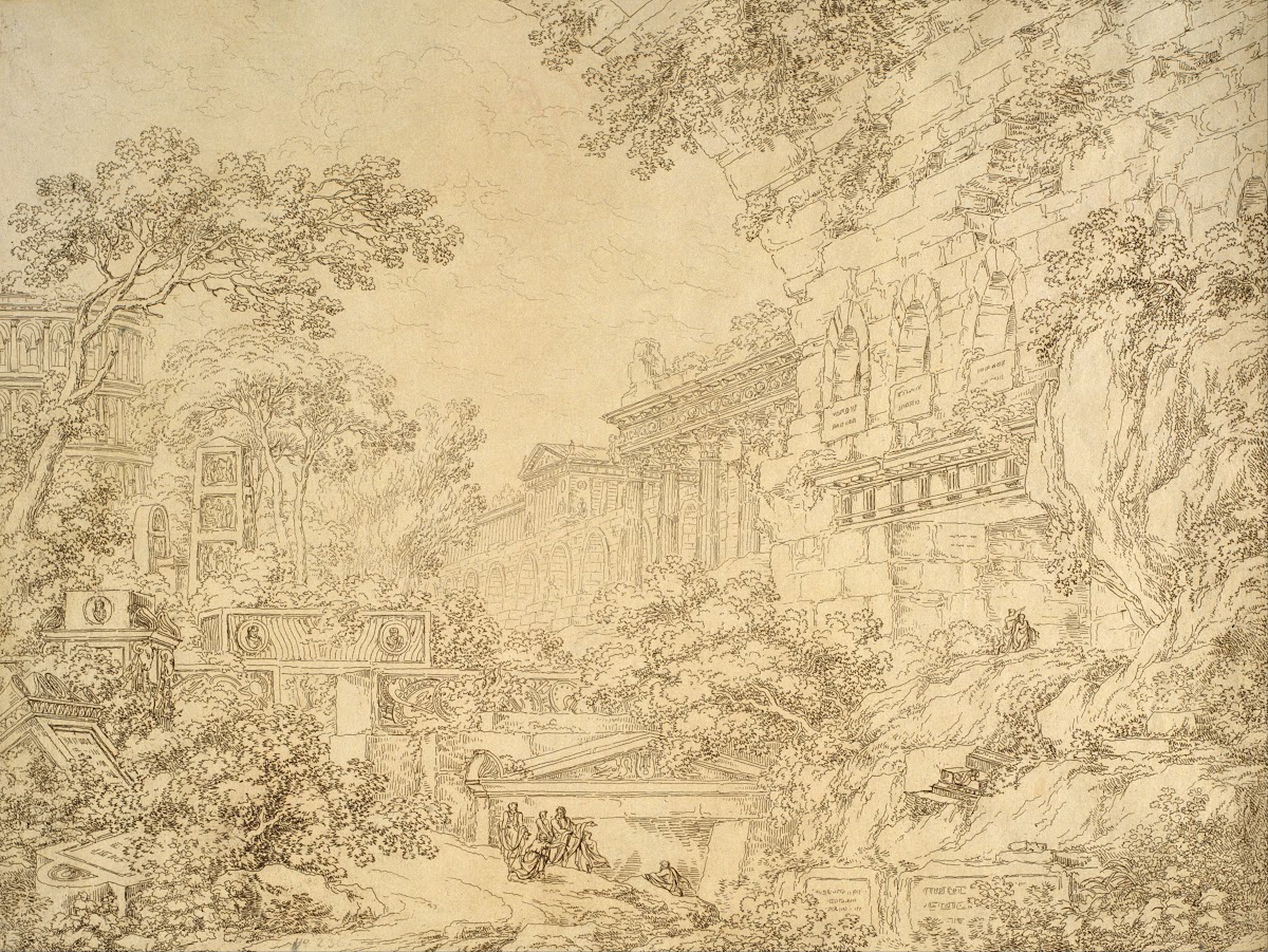 Landscape with Ruins Around 1800 1808