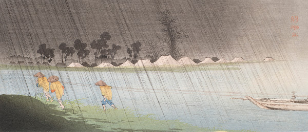 Towpath in the rain