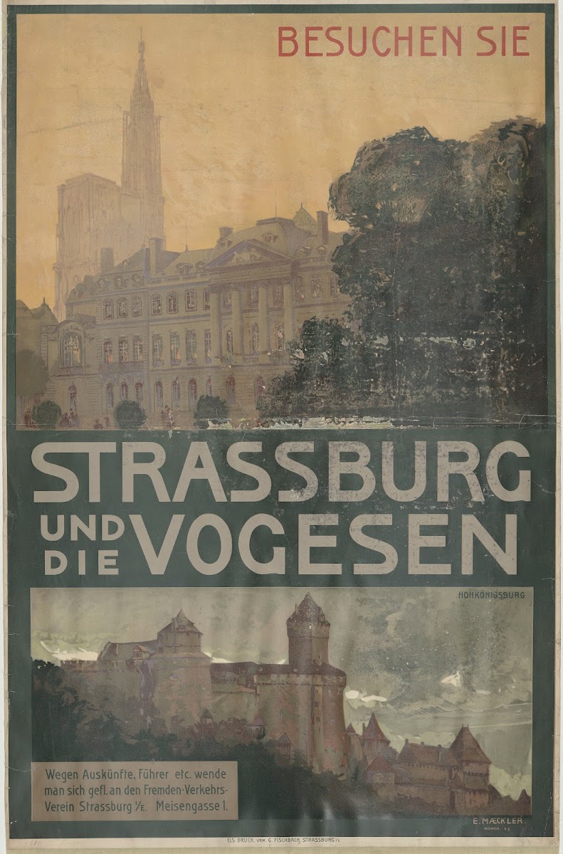Besuchen Sie Strassburg In Den Vogesen 1909