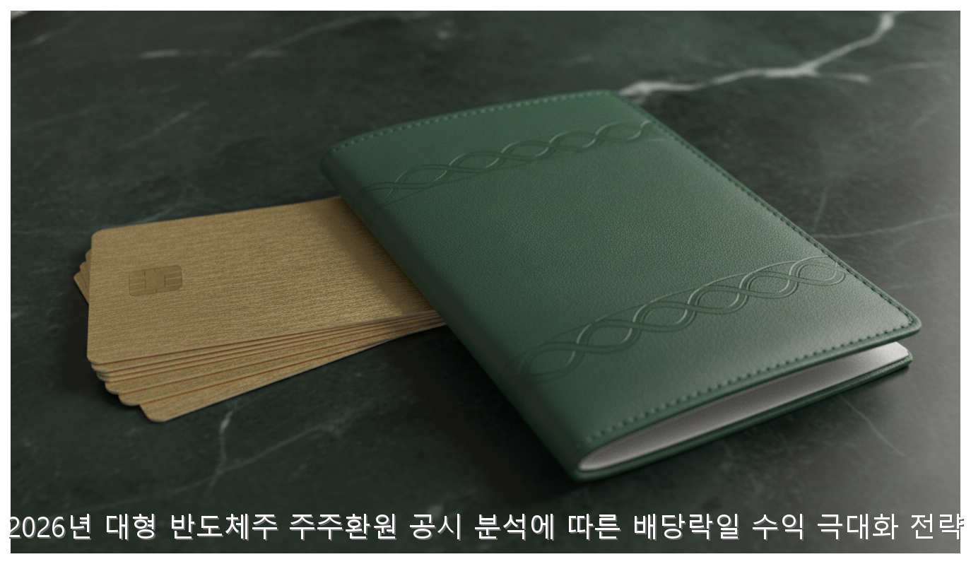2026년 대형 반도체주 주주환원 공시 분석에 따른 배당락일 수익 극대화 전략 핵심 안내 및 분석 인포그래픽 (6)