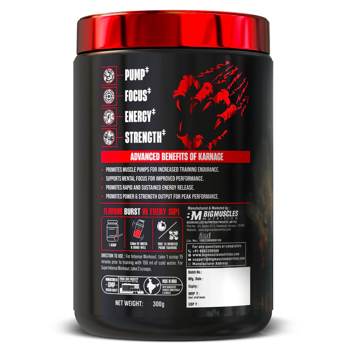 Karnage — Arctic Blast, 300g (60 Servings)