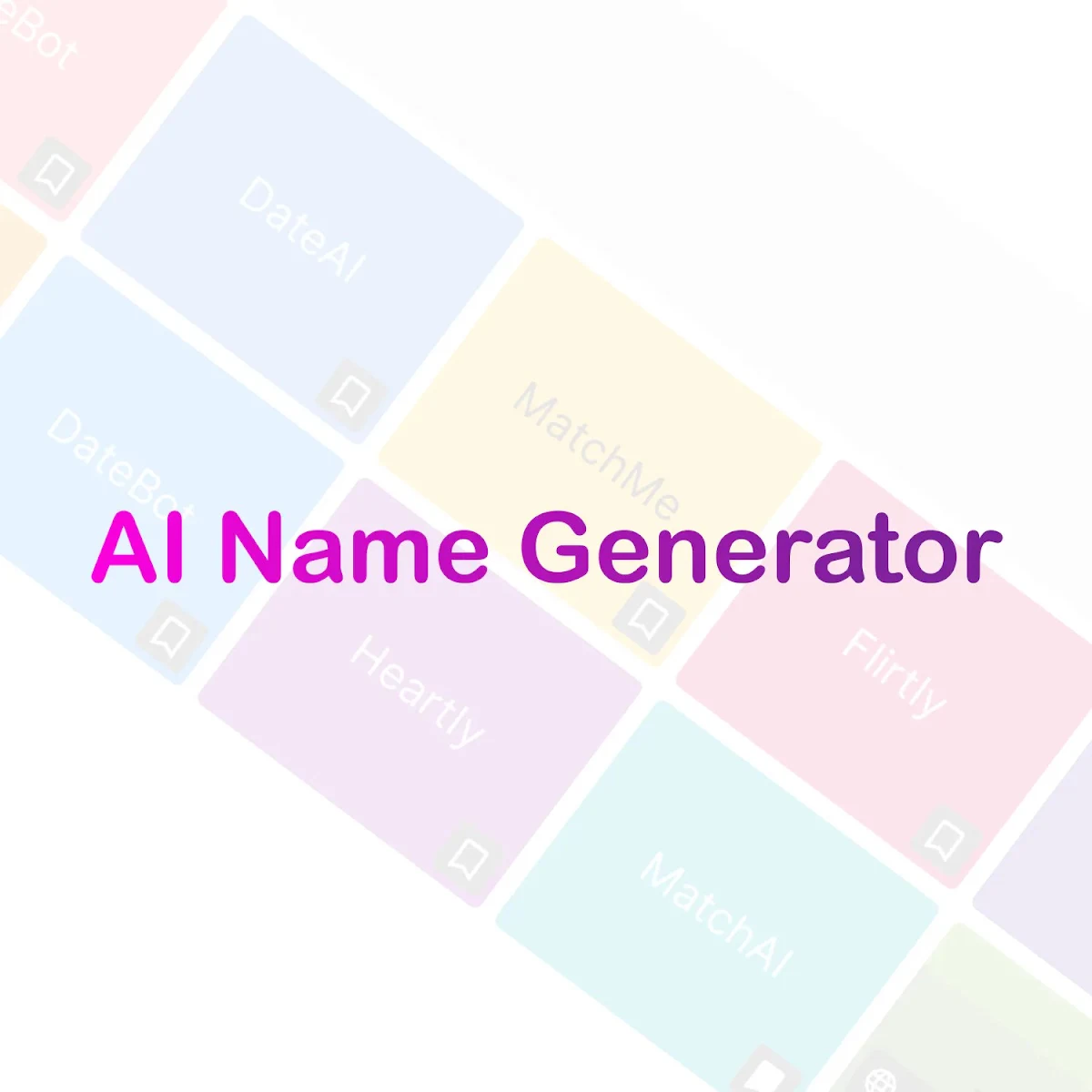 Captura de AI Name Generator