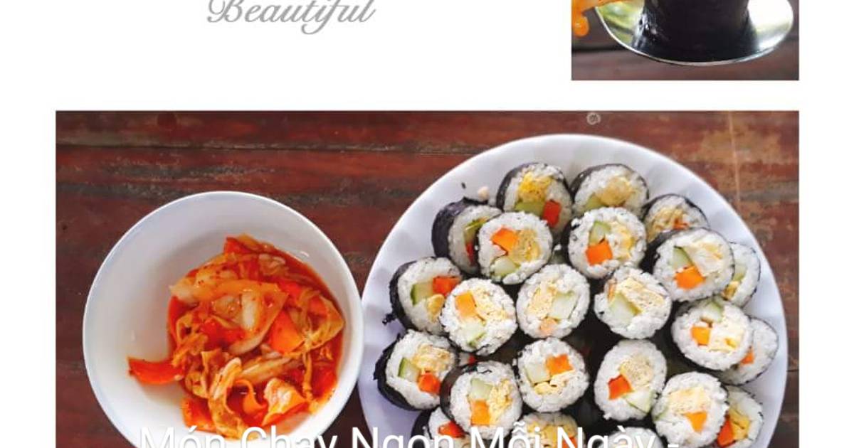 Kimpap hàn quốc chay