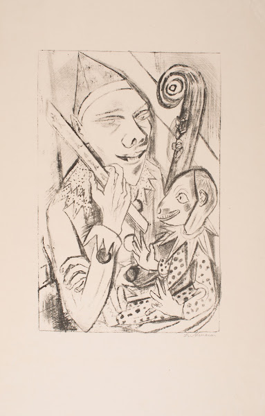Pierrot and Mask 1920