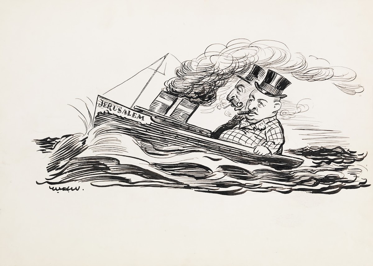Messrs Klaw and Erlanger en route to the Holy Land 1910