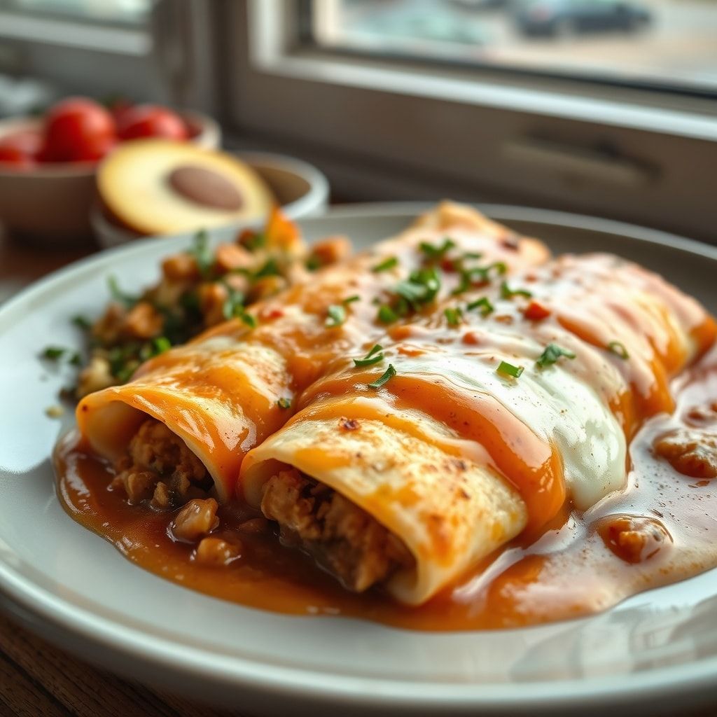 Easy Breakfast Enchiladas with Sausage Gravy Recipe – 30-Minute Family Favorite