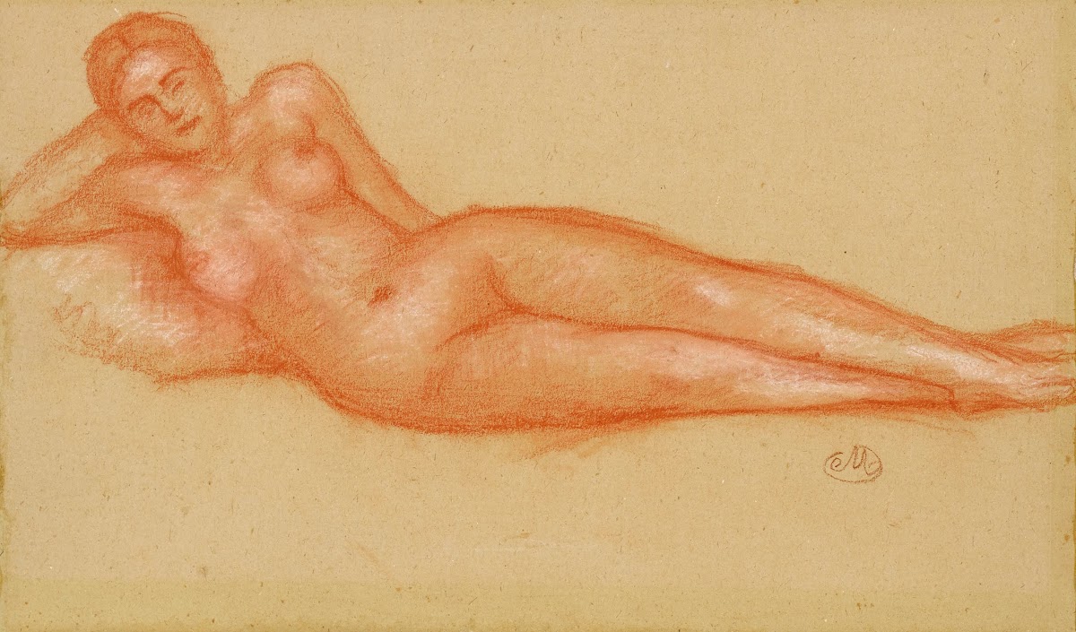Dina couchée de face 1941