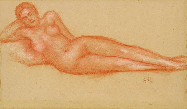Dina couchée de face 1941
