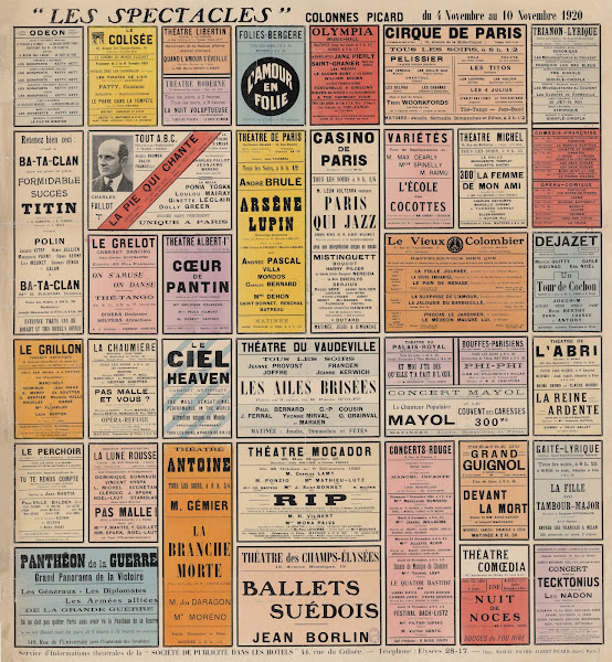 Les spectacles 1920