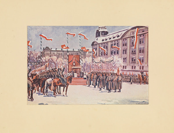 Oath of the Polish army under the command of General Dowbór Muśnicki on Sunday J