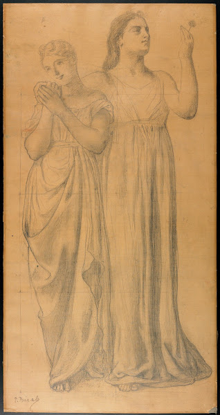 Study for Les Jeunes Filles et la Mort Death and the Maidens c 1872