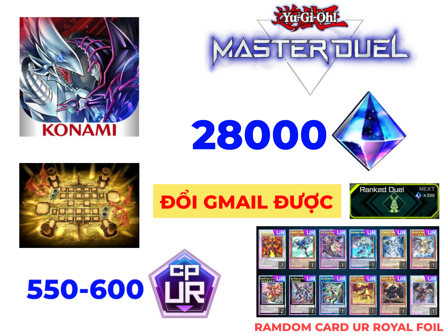 YUGIOH MASTER DUEL REROLL 50k