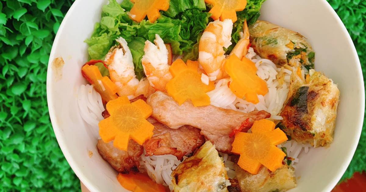 Bún trộn