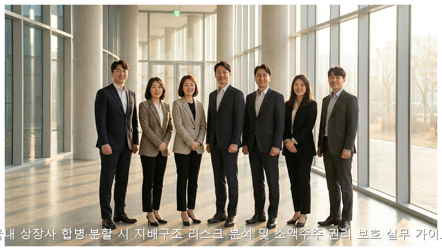 상장사 합병·분할 리스크와 주주 보호 전략 핵심 안내 및 분석 인포그래픽 (7)