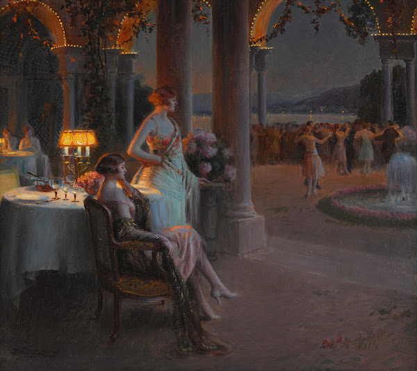 Le Soir sur la terasse