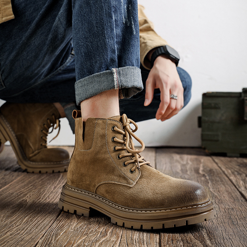 Men's Chelsea Boots, mid-height shaft, pigskin leather