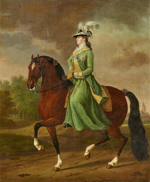 Prinzessin Friederike Sophie Wilhelmine von Preußen zu Pferd 1780