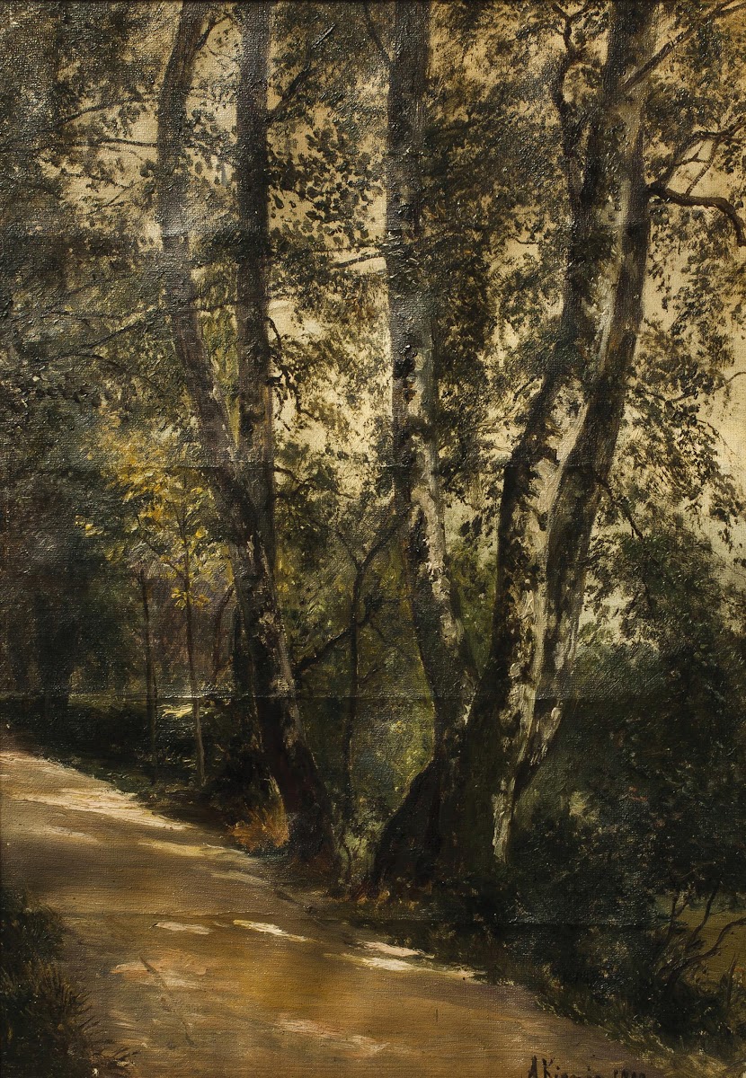 Břízy u cesty 1900